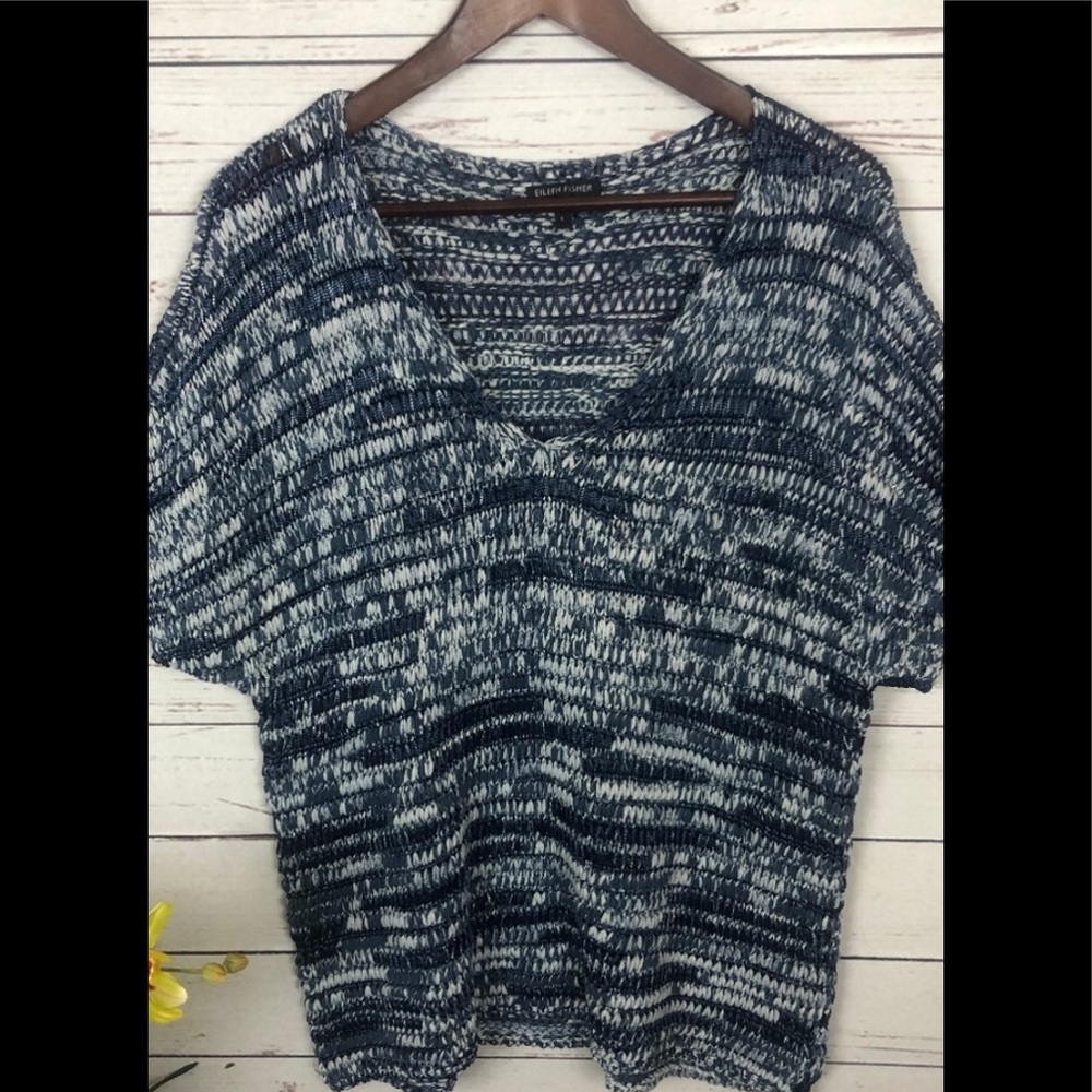 Eileen Fisher Brushstroke Dolman Knit top